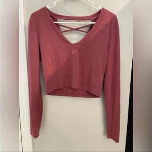 Forever 21 cropped long sleeve